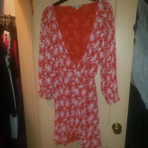 American Eagle Wrap Dress Discount American Eagle Black Wrap Dress Cheap  Sale American Eagle